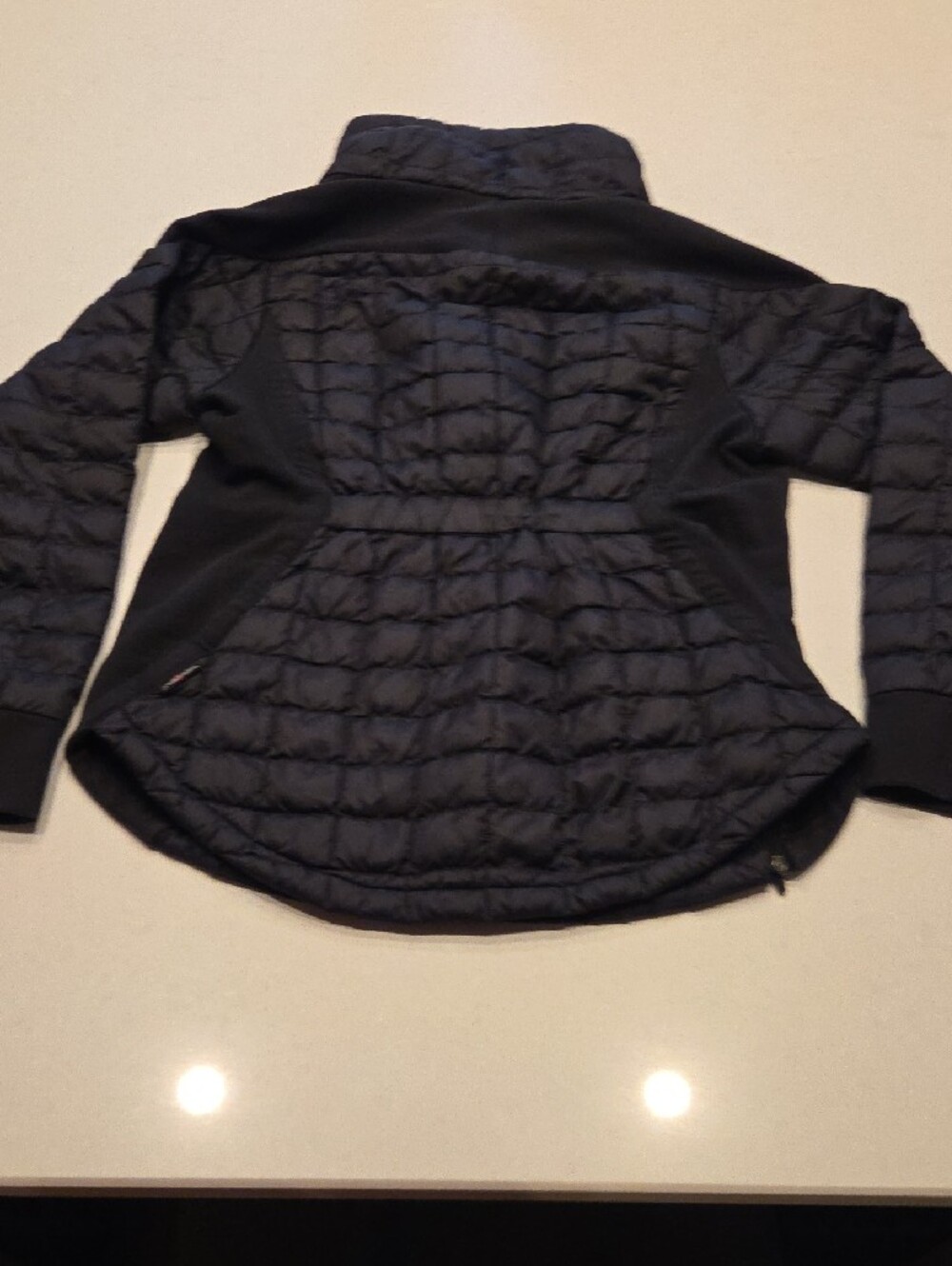 The North Face Black Quilted Cowl Neck Pullover - Picture 6 of 6